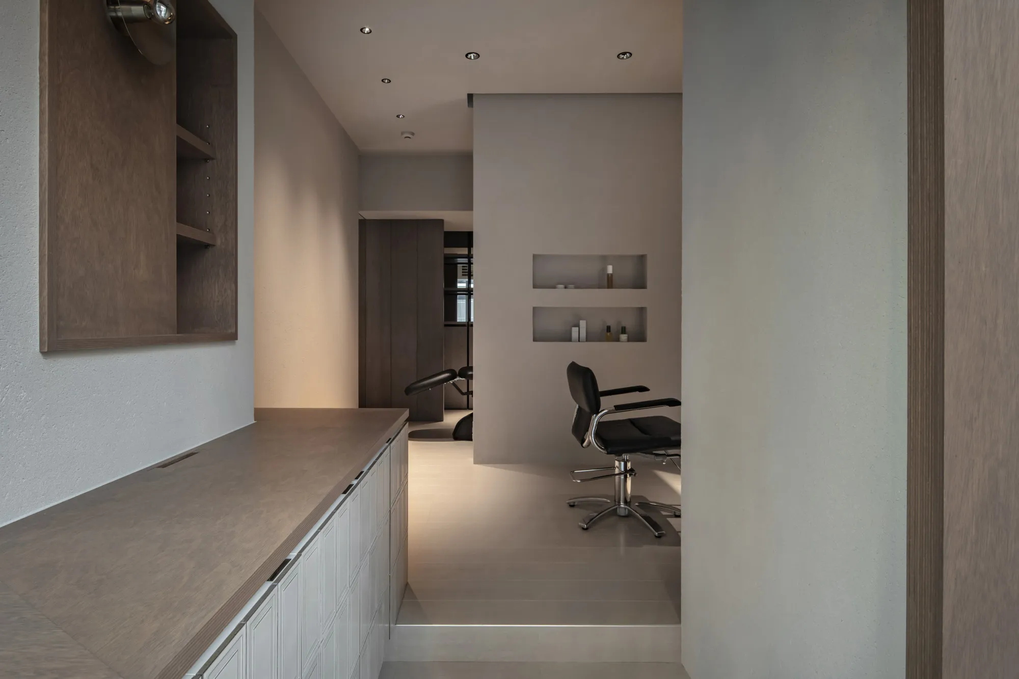 セット面〜シャンプーブース