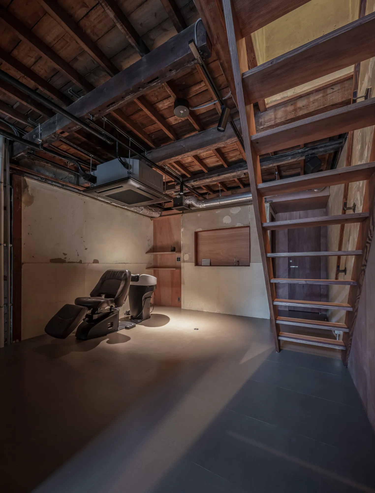 シャンプーブース